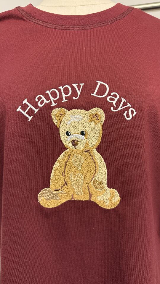 Kadın Happy Days Yazılı Tişört